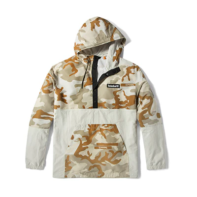 Timberland Lightweight Hoodie Pullover White Sand Camo A2FNU-BU2