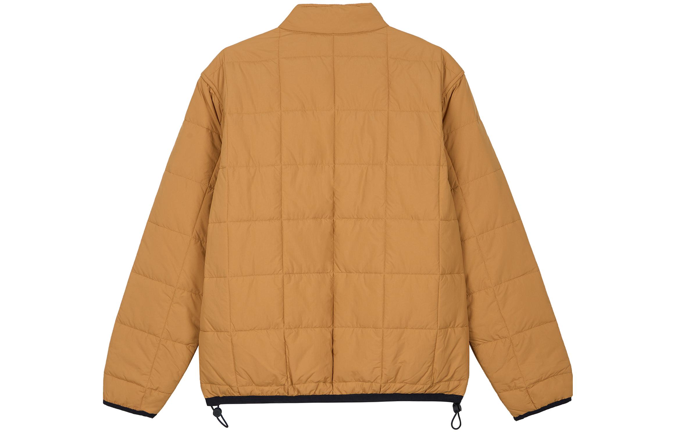 Timberland Logo Casual Stand Collar Zip Jacket Unisex Brown A26ZF-P47 圖 3