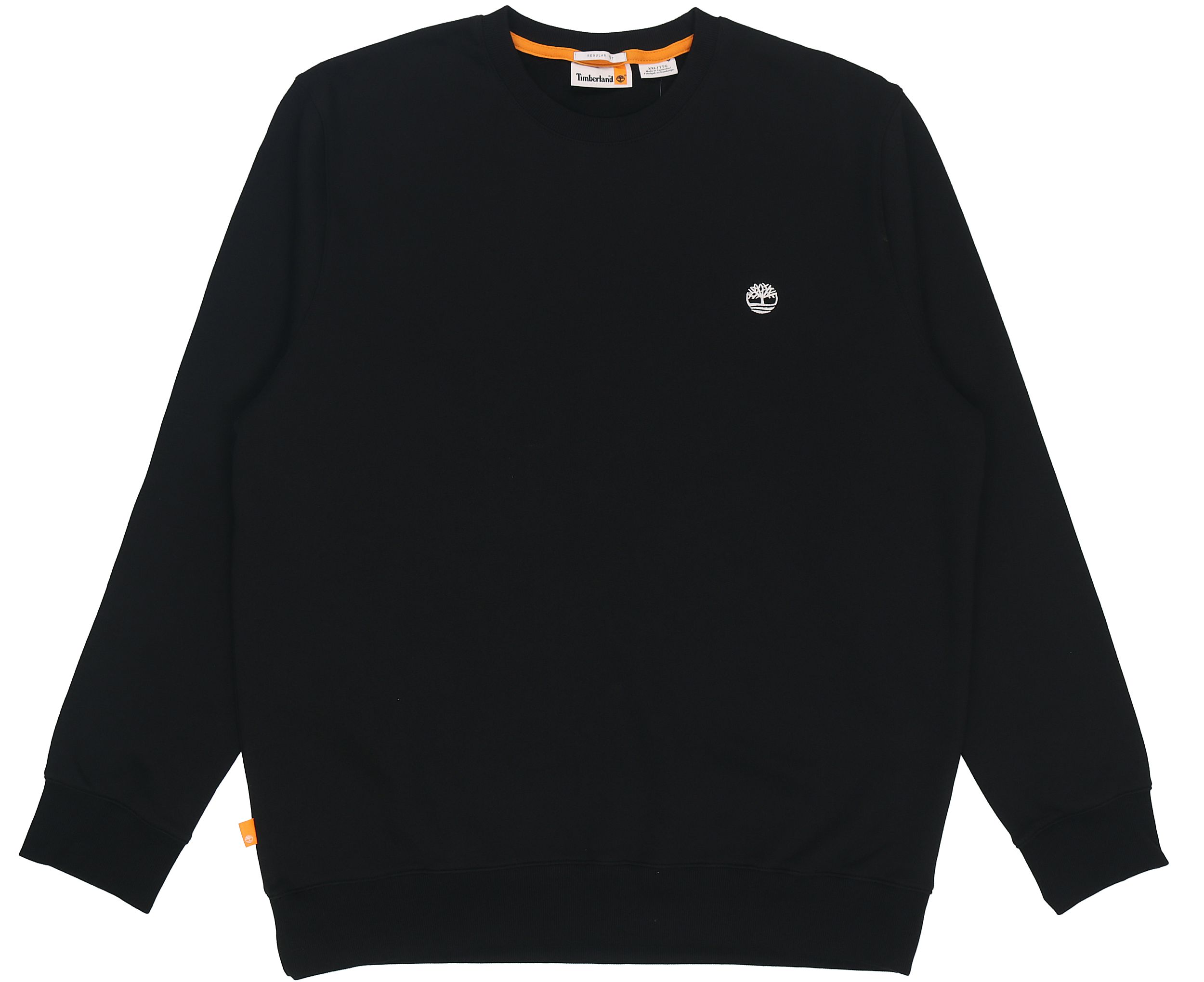 Timberland Logo Embroidered Crewneck Sweatshirt Black A5SF8-001