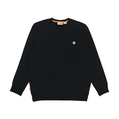 Timberland Logo Embroidered Crewneck Sweatshirt Black A5SF8-001