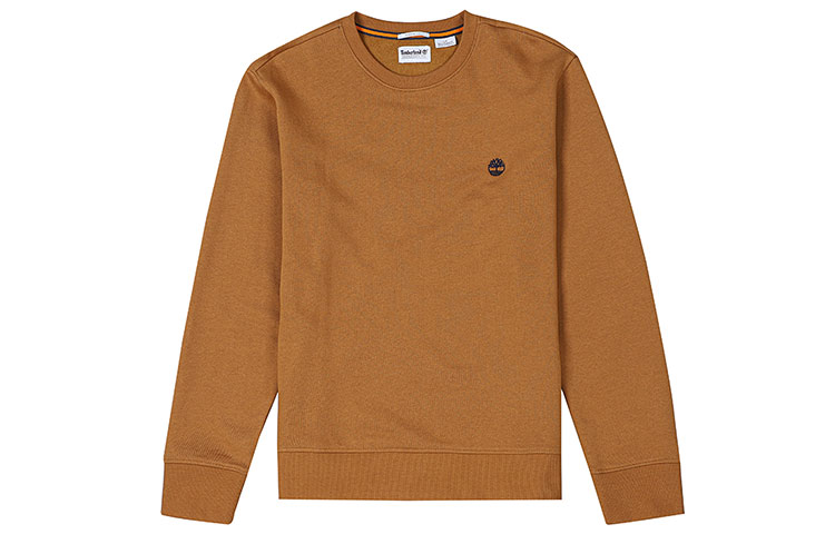 Timberland Logo Embroidered Crewneck Sweatshirt Men’s Light Brown A5SF8-P47