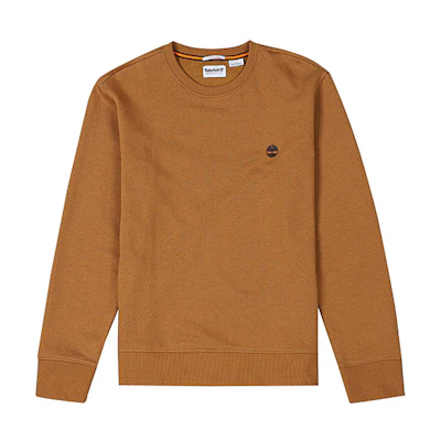 Timberland Logo Embroidered Crewneck Sweatshirt Men’s Light Brown A5SF8-P47