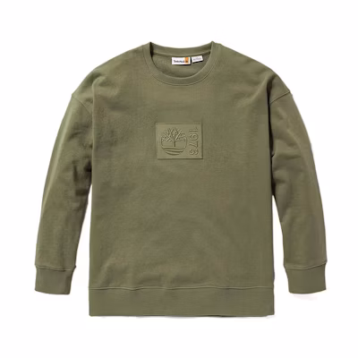 Timberland Logo Embroidered Sweatshirt Unisex - Kassel Green A6QSH-590