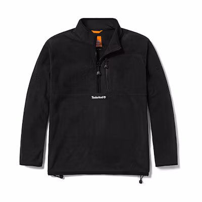 Timberland Logo Fleece Pullover Sweatshirt Unisex Black A6FBF-001