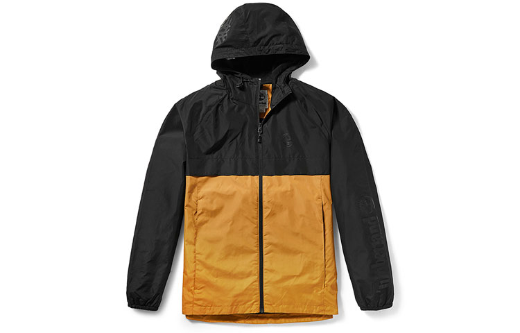 Timberland Logo Outdoor Colorblock Hoodie Jacket - Wheat A21VA-P56
