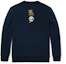 Lookbook Timberland Logo Print Crewneck Pullover Sweatshirt Deep Sapphire Blue A62V1-433