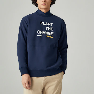 Timberland Logo Print Crewneck Pullover Sweatshirt Deep Sapphire Blue A62V1-433 Purchase Timberland Logo Print Crewneck Pullover Sweatshirt Deep Sapphire Blue A62V1-433