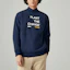 Purchase Timberland Logo Print Crewneck Pullover Sweatshirt Deep Sapphire Blue A62V1-433