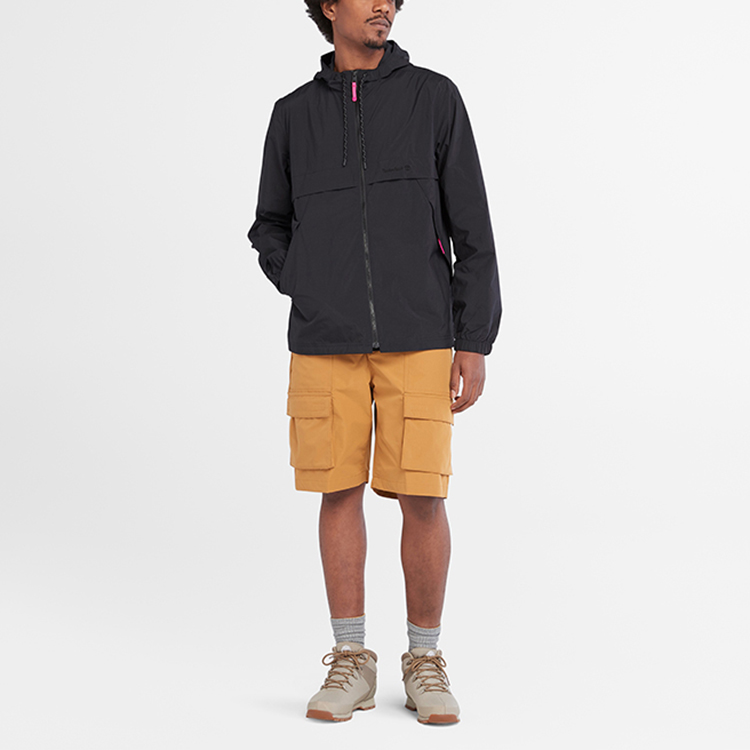 Timberland Logo Print Zip-Up Hoodie Jacket A6RAD-001 圖 4