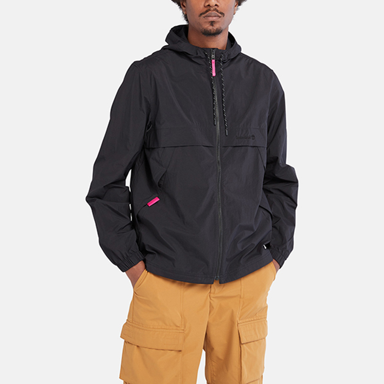 Timberland Logo Print Zip-Up Hoodie Jacket A6RAD-001 圖 5