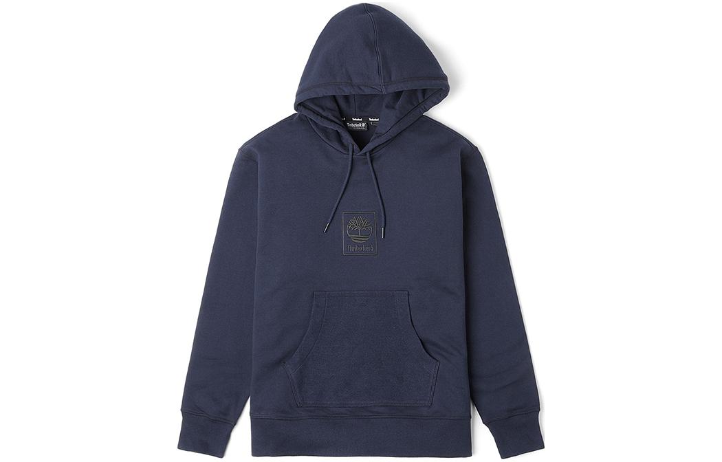 Timberland Logo Printed Pullover Sweatshirt Unisex Deep Navy Blue A1YGT-433