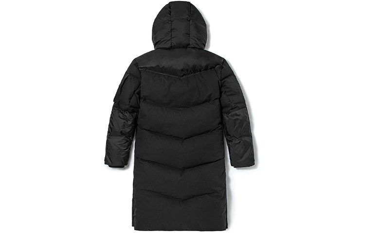 Lookbook Timberland Long Down Jacket with Hood Winter Coat Black A2G36-001