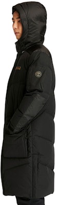 Timberland Long Down Jacket with Hood Winter Coat Black A2G36-001 Cheap Timberland Long Down Jacket with Hood Winter Coat Black A2G36-001