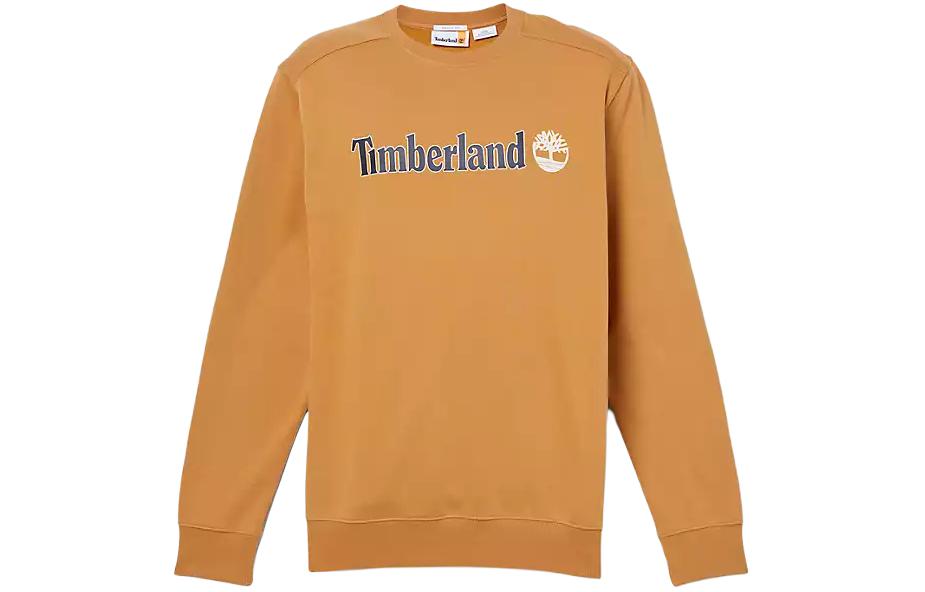 Timberland Loose-Fit Wheat Crewneck Sweatshirt Long Sleeve A5UJY-P47