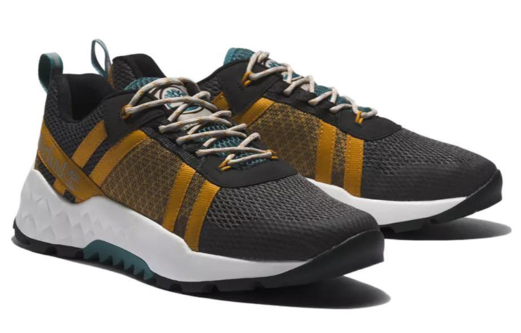 Lookbook 添柏岚 防滑耐磨 低幫 運動休閒鞋 黑小麥黃