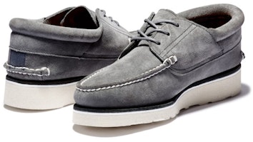 添柏岚3眼楔跟窄版牛津鞋'中灰色绒面革' A2NV3033 Lookbook 添柏岚3眼楔跟窄版牛津鞋'中灰色绒面革' A2NV3033