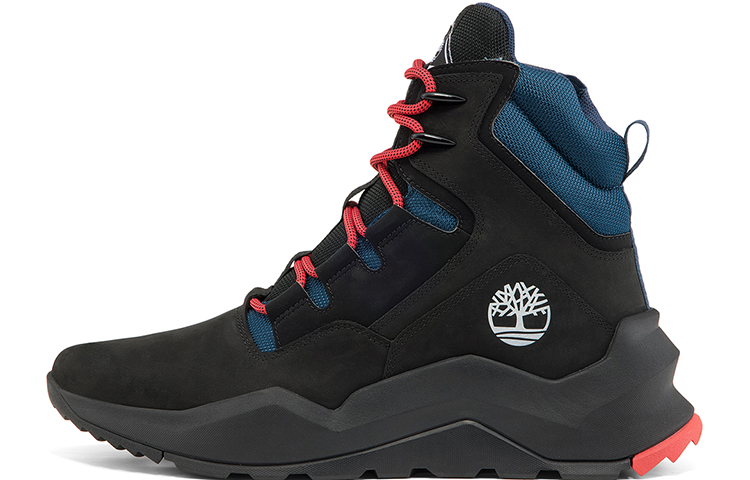 Timberland Madbury Side-Zip Waterproof Boot 'Black Nubuck Blue' A2GZVW