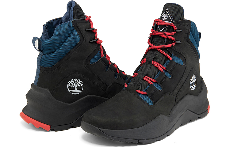 Purchase Timberland Madbury Stivale Impermeabile con Zip Laterale ''Nero Nubuck Blu'' A2GZVW
