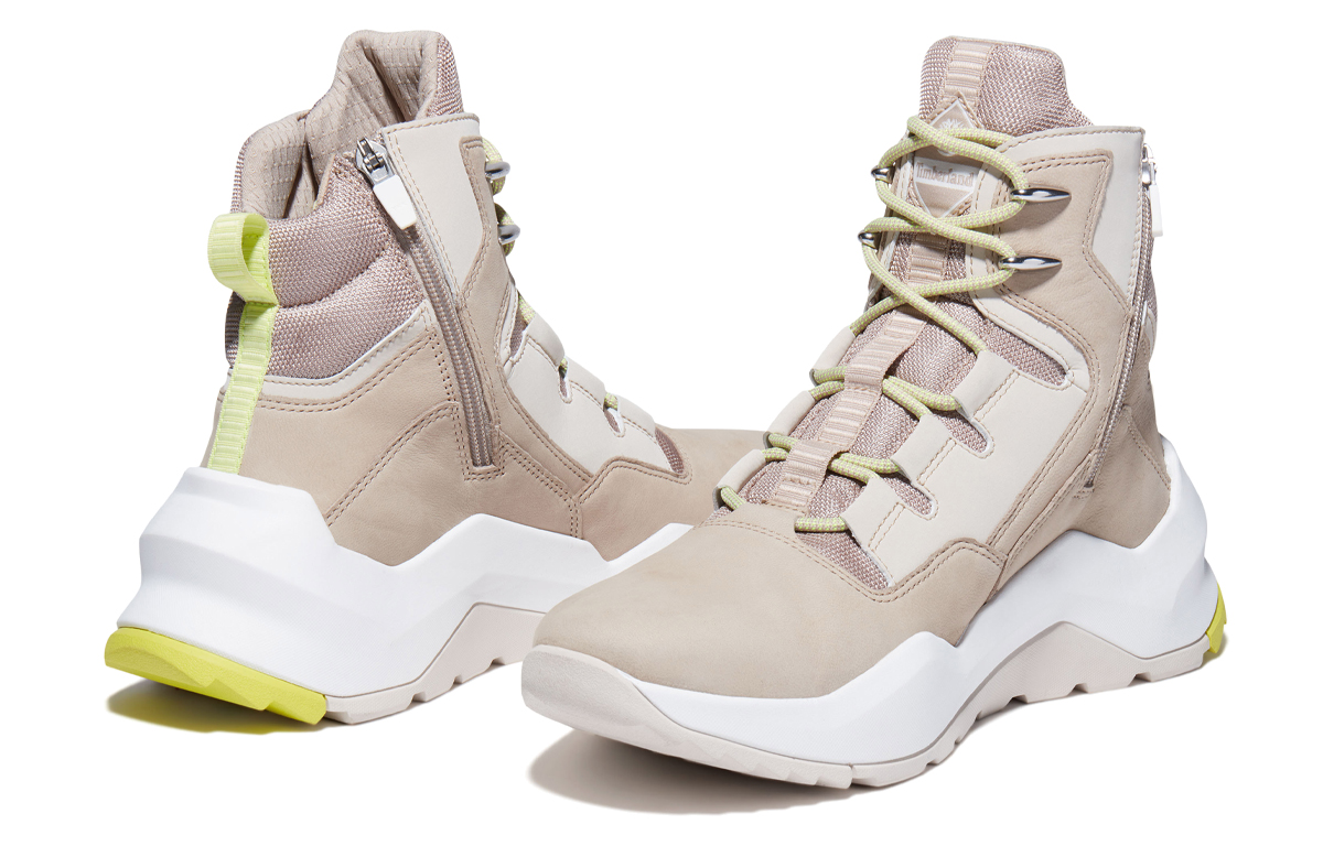Shop Timberland Madbury Wasserdichter Boot mit Seitlichem Reißverschluss ''Beige Gelb'' A2HGF269