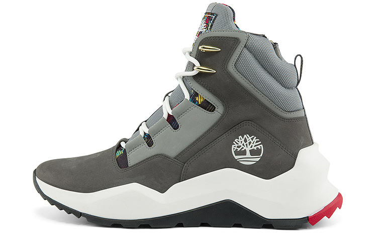 Timberland Madbury Side Zip Wide Fit Sneaker Boots 'Grey Nubuck' A2PTNW