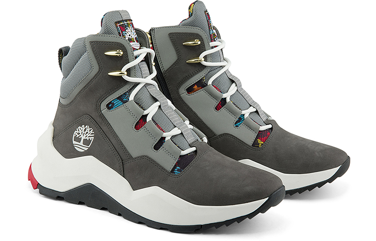 Shop Bottes Sneaker Timberland Madbury Zip Latéral Large ''Nubuck Gris'' A2PTNW