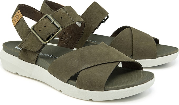 Timberland Malibu Waves Sandal 'Brown Green' A1TSWW Purchase Timberland Malibu Waves Sandal 'Brown Green' A1TSWW