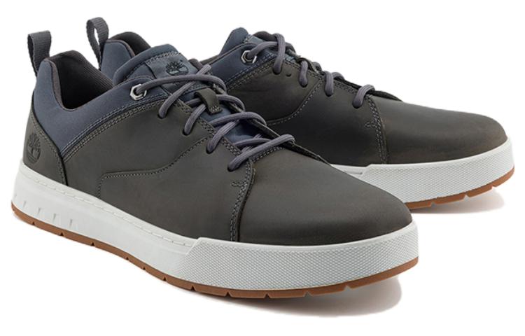 Lookbook Timberland添柏瀾 休閒百搭戶外 輕便通風耐磨 低筒 板鞋 男款 灰色