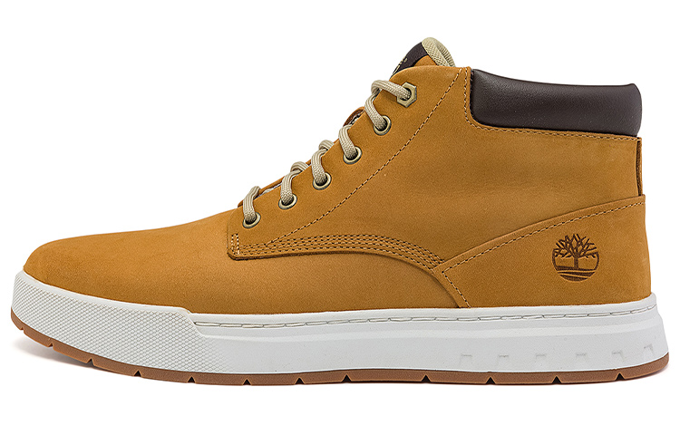 Timberland Maple Grove Wide Fit Leather Chukka Boots 'Wheat' A5PRVW