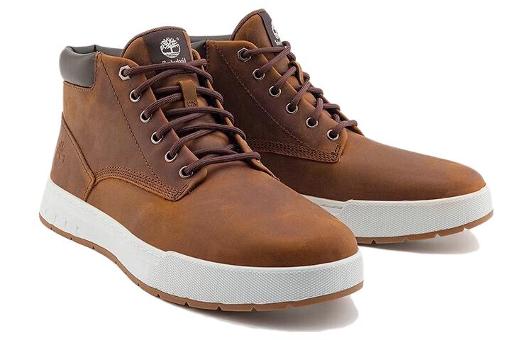 Shop Timberland Mid-Top Maple Grove Chukka Boot Anti-Slip 'Coklat' A297QM358