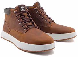 Shop Timberland Sepatu Chukka Cokelat Mid-Top Maple Grove Anti-Slip A297QM358