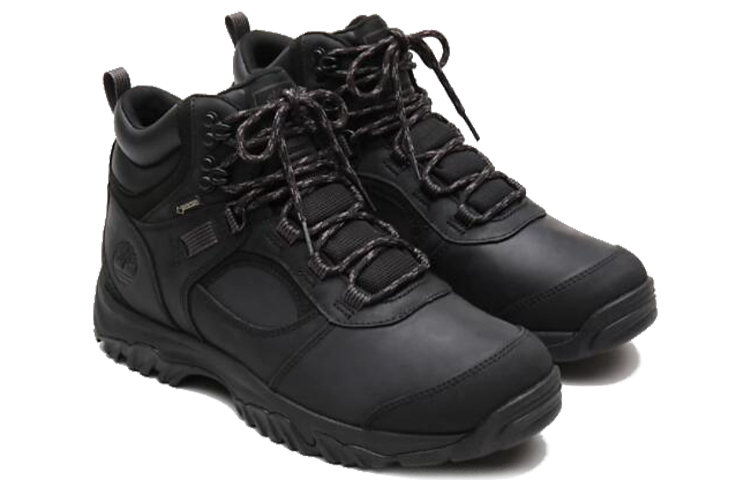 Lookbook Timberland Botas Mid-Top Outdoor 'Cuero Negro' A1UNW001