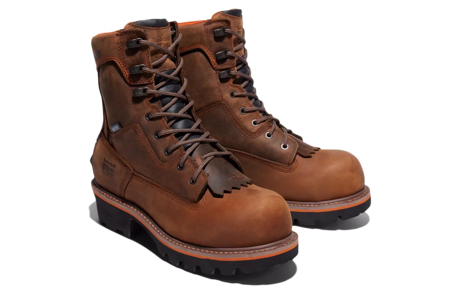 Shop 팀버랜드 브라운 미드탑 부츠 (Timberland brown mid-top boots) A267H214