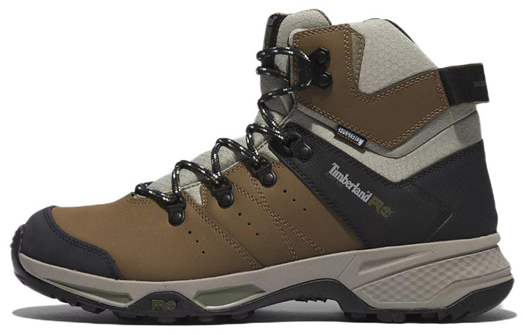 Timberland Mid-Top Outdoor Boots 'Black Grey Brown' A2CAA214