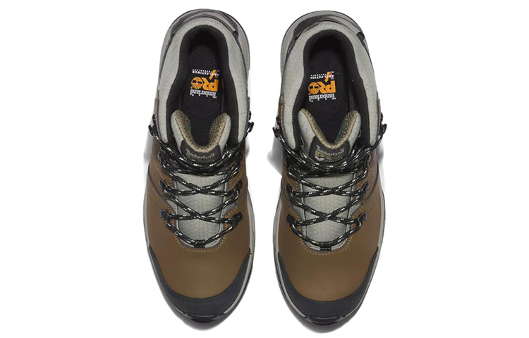 Shop Timberland Mid-Top Outdoor Boots 'Black Grey Brown' A2CAA214