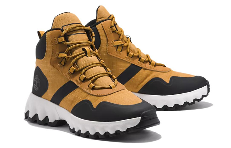 Lookbook Timberland Mid-Top Sneaker 'Hitam Kuning' A2M5Y763