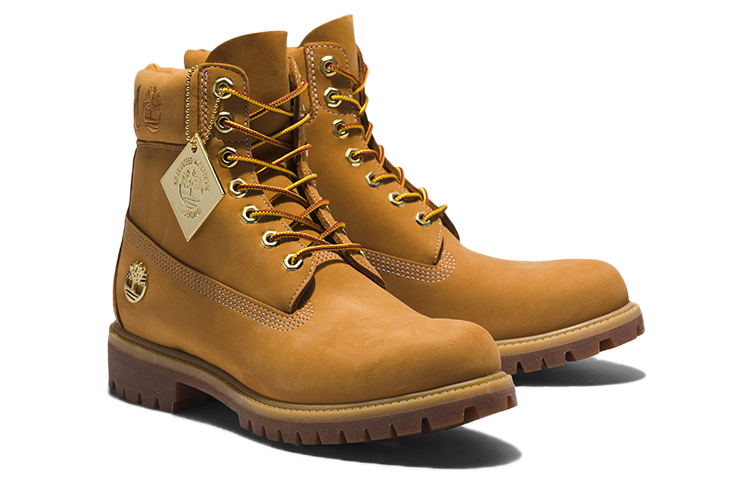 Shop Timberland Sepatu Bot 6 Inci Premium Tahan Air 'Wheat Nubuck' A5PJP231
