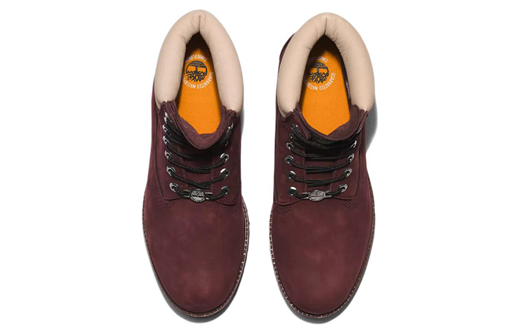 Timberland 6 Inch PRM Waterproof Boots 'Burgundy Nubuck' 圖 4