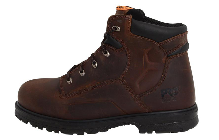 Timberland Mid Top Work Boot &#x27;Deep Brown&#x27; 018465EC
