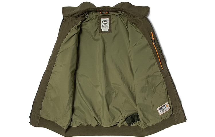 Shop Chaqueta Pilot Casual Verde Militar Timberland con Bolsillos Grandes Outdoor A22SW-A58