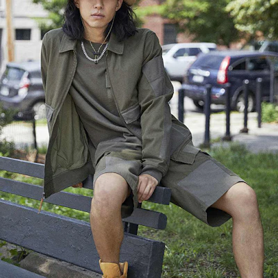 Chaqueta Pilot Casual Verde Militar Timberland con Bolsillos Grandes Outdoor A22SW-A58 Details for Chaqueta Pilot Casual Verde Militar Timberland con Bolsillos Grandes Outdoor A22SW-A58