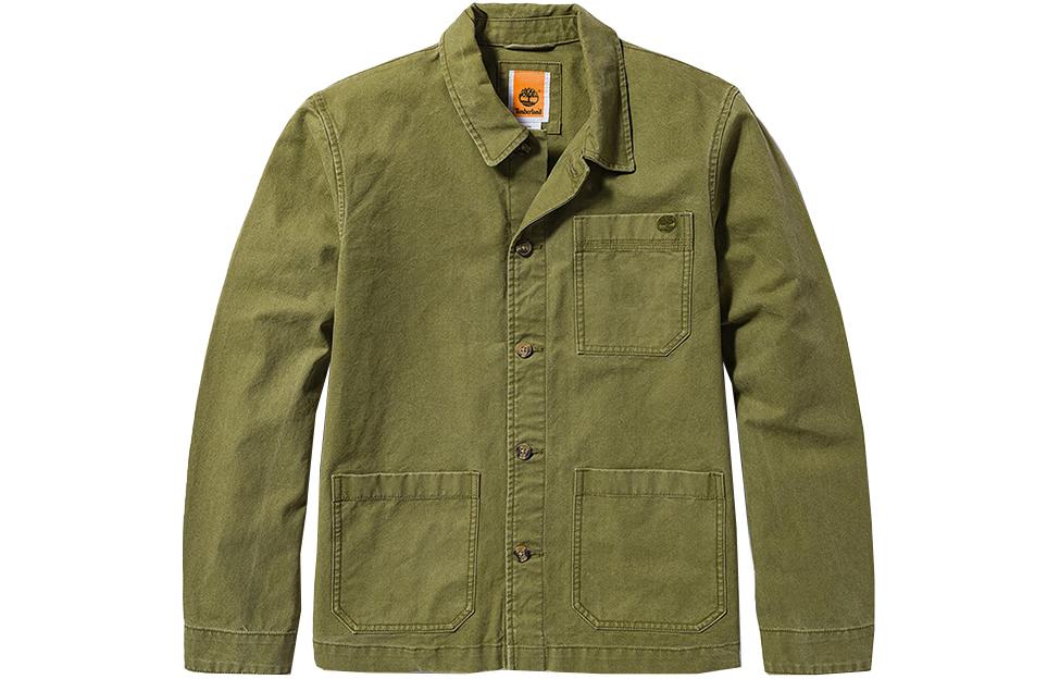 Timberland Moss Green Outdoor Utility Jacket with Multi-Pockets A425F-EG5