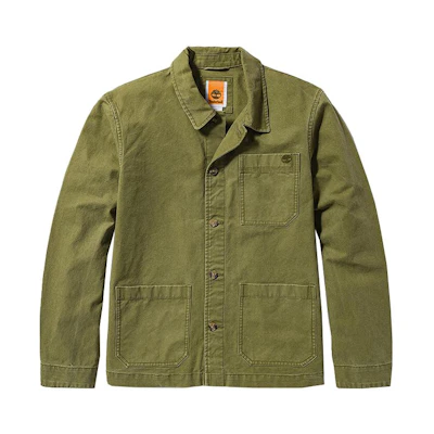 Timberland Moss Green Outdoor Utility Jacket with Multi-Pockets A425F-EG5