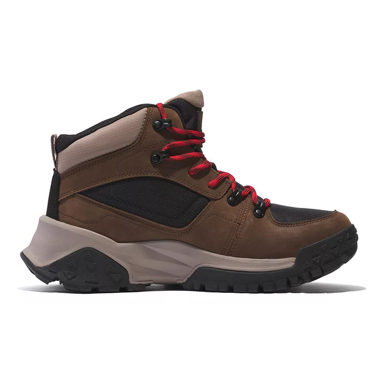 Lookbook Timberland Motion Scramble Mid Impermeable 'Nobuk Marrón Oscuro' TB0A68BZ-W07