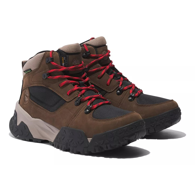 Shop Timberland Motion Scramble Mid Impermeable 'Nobuk Marrón Oscuro' TB0A68BZ-W07