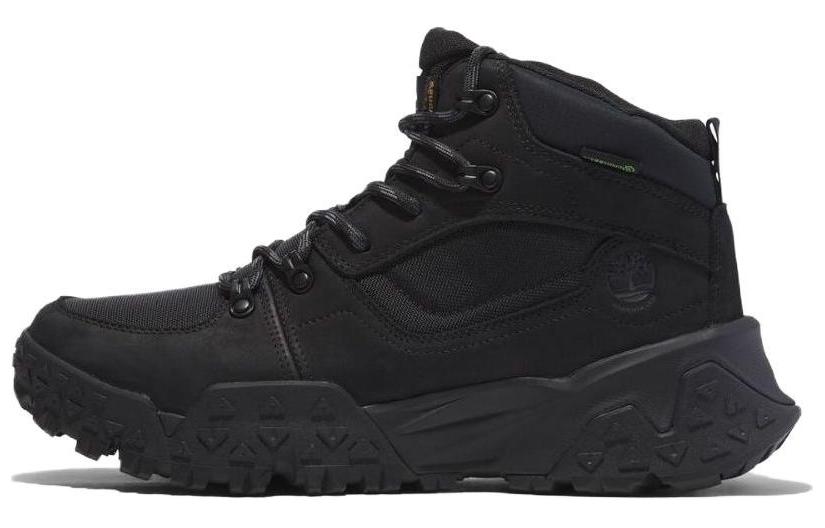 Buy 添柏舟潮流厚底防滑耐磨高帮生活休閒鞋男款黑色