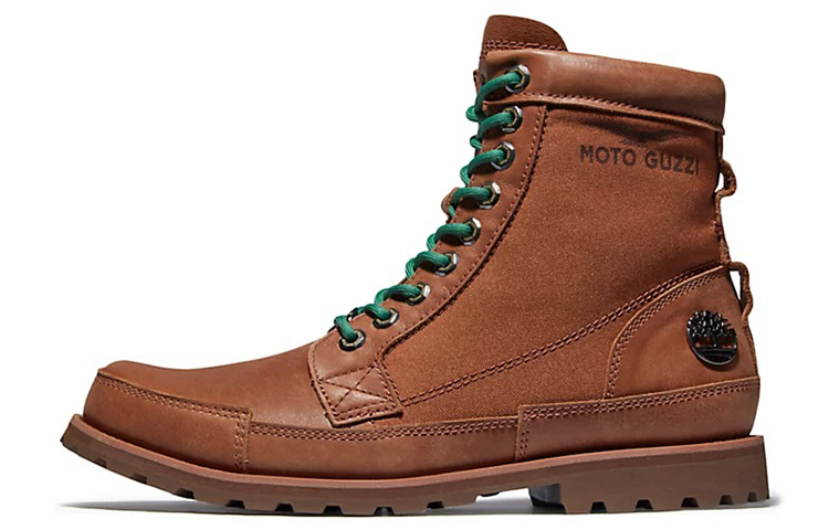 Timberland Moto Guzzi Mid-Top Outdoor Boot 'Red Brown'