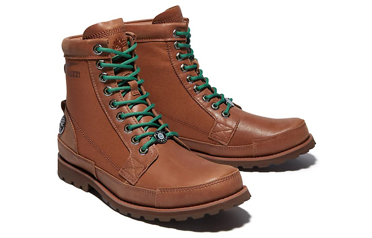 Timberland Moto Guzzi Mid-Top Outdoor Boot 'Red Brown' 圖 4