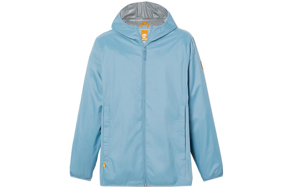 Timberland Mount Fraclin Solid Waterproof Hooded Jacket Men’s Blue A2ETN-DJ5