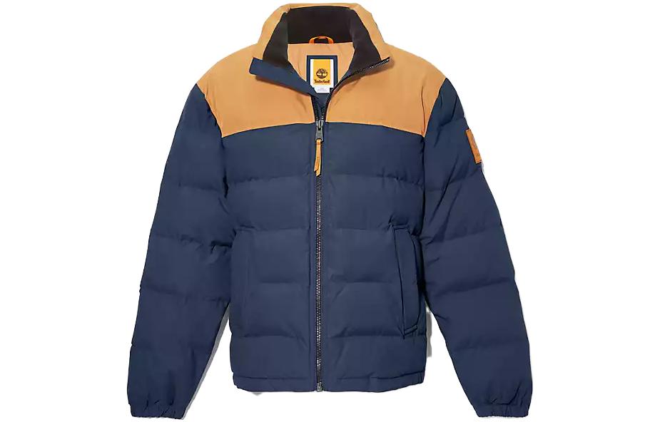 Timberland Mount Welch Blue Colorblock Puffer Jacket for Men A22XB-W76