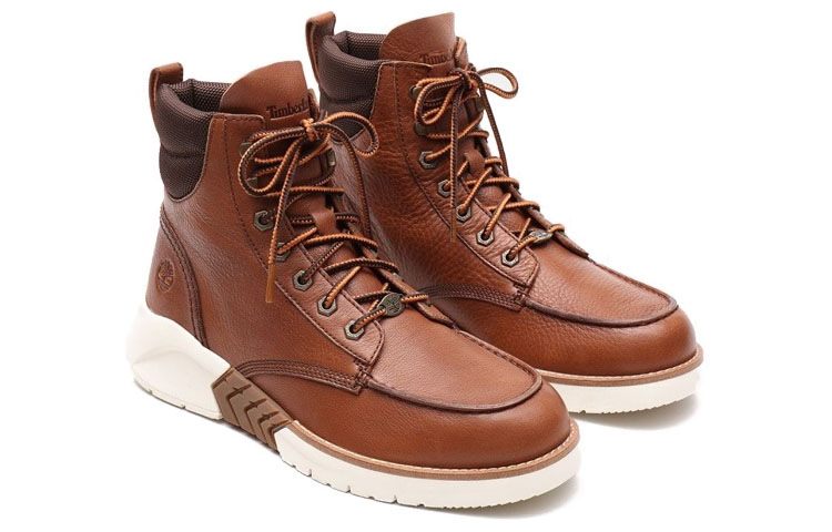 Lookbook Timberland MTCR Moc Toe Breed-Pasvorm Laarzen ''Bruin'' A2C4GW